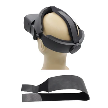 Zmanjša Pritisk Zložljivo Mehko VR Slušalke Pribor Glavo Trak PU Usnje Glavo, Nastavljiva Dolžina Iger na srečo Za Oculus Rift S