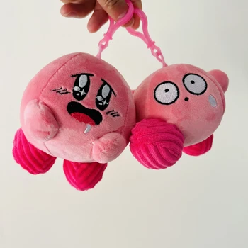 Zvezda Kirby Kawaii anime smešno pretiran izraz lutka akcijska figura, plišastih igrač obesek obesek dekor keychain Kirby otroci igrače
