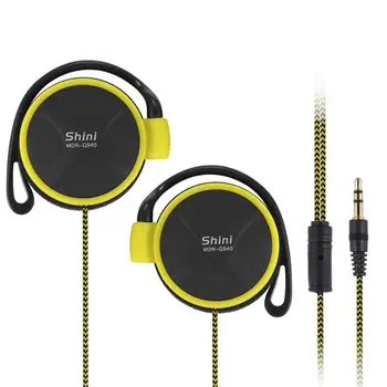 Žična Slušalka High Fidelity Občutljive šumov Ergonomska 3,5 mm Stereo Šport Uho Kavelj Slušalke za Tek