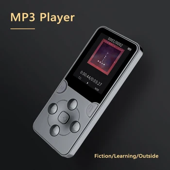 1.8 Inch MP3 Predvajalnik Snemanje Ura E-Knjige TFT Barvni Zaslon MP4 Predvajalnik Hi-fi Walkman Glasbeni Predvajalnik z Zvočniki za Športe na Prostem 1