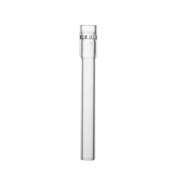 1Pc 110mm(4.33 palcev) Ukrivljena Ukrivljena/Ravne Stekleni Cevi Steblo Tobak Steklena Cev S 4 Luknjami Filter 1