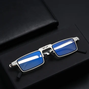 1PC Zložljive Obravnavi Očala z ohišjem, ki je Blokiranje Modra svetloba Presbyopia Očala Ultra Tanek Anti UV400 High-definition Očala 1