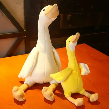 40-60 cm Srčkan Bombaž Gos White Swan Raca Plišaste Igrače Živali Baby Lutke Spremljajo Plišastih Udobje Lutke Mehko Blazino Doma Dekor 1