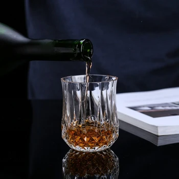 Francoski uvoz CDA lok kristalno retro strani-cut kristalno steklo rdeče vino kozarci za šampanjec stekleni kozarec whisky 1