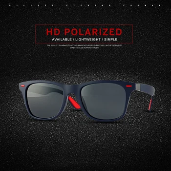 Higodoy Letnik Prevelik Sončna Očala Moških Polarizirana Očala Klasičnih Kvadratnih Mens Luksuzni Sončna Očala Vožnje Polarizer Uv400 Gafas 1