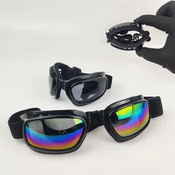 Zložljivi Smučarska Očala Jahanje Očala Pesek-dokazilo, Anti-Glare Anti-UV odporen na Veter sončna Očala Kolesarjenje Smučanje Šport Očala 1