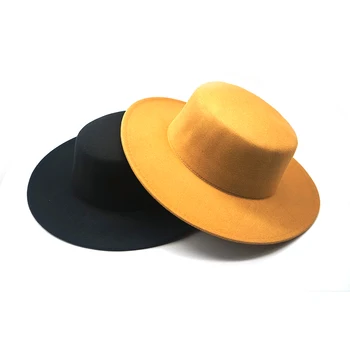 8 cm širok robna bowknot bowler pokrivalo ženske elegantne retro slogu Britanski volnene jazz klobuk jeseni in pozimi barva Panamski klobuk 2