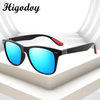 Higodoy Letnik Prevelik Sončna Očala Moških Polarizirana Očala Klasičnih Kvadratnih Mens Luksuzni Sončna Očala Vožnje Polarizer Uv400 Gafas 2