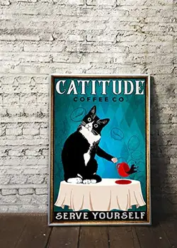 Mačka Plakate za Kopalnico Mačka Kovinski Plakat Mačka Kovinski Plakat Mačka Čarovnice Kovinski Plakat Salem Svetišče za Negotov Mačke 2
