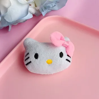 Novo Sanrio Kuromi Hello Kitty Risanka Pliš Plišaste Lutka Broška Animacija Perifernih Vrečke Za Čevlje Gumbi Oblačilni Dodatki Darilo 3