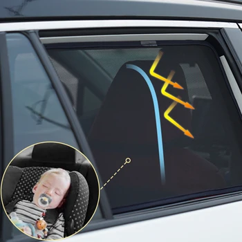 Za Subaru WRX STI, Limuzina 2014-2021 Magnetna Avto Dežnik Prednje Vetrobransko steklo Očesa Okvir Zavese Zadnja Stranska Okna Sonce Odtenek Vizir 3