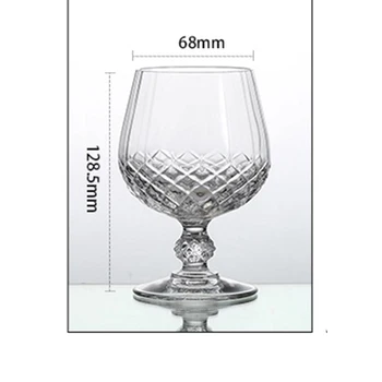 Francoski uvoz CDA lok kristalno retro strani-cut kristalno steklo rdeče vino kozarci za šampanjec stekleni kozarec whisky 4