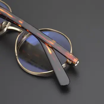 Japonska Ročno Titana Krog Okvir Letnik Moški Očala Super Lahka Majhen Obraz, Očala Ženske Visoka Kratkovidnost Oculos 4