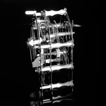 Jekla Golem Premično Mehanska Ura 3D Stereoskopski Kovin, Sestavljanje Puzzle Model Peklenska Moč Prestavi Prenos 4
