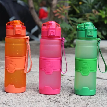 ZOUNICH Visoke Kakovosti Steklenico Vode Šport na Prostem Prenosni Neprepustne Beljakovin Shaker Steklenico Moja Pijača Steklenice BPA Free 4