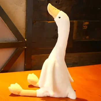 40-60 cm Srčkan Bombaž Gos White Swan Raca Plišaste Igrače Živali Baby Lutke Spremljajo Plišastih Udobje Lutke Mehko Blazino Doma Dekor 5