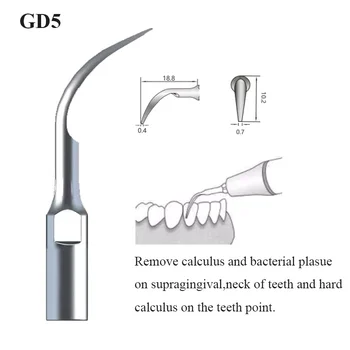 VVDental Luščenje G1 GD1 Ultrazvočno Scaler Nasveti Za Satelec Žolna DTE / EMS Žolna Dentista Beljenje Zob Zobna Orodja 5