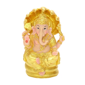 Žlahtni Gospod Ganesha Figur Hindujski Slon Bog, Buda Dnevna Soba Namizni Dekor 5