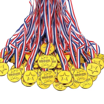 15 Kos Otroci Plastičnih Zmagovalec Oddaje Medalje Dobitnik Medalje Zlata Srebrna Bronasta Dobitnik Medalje za Stranke Otroci Šoli Nagrade Igrača Darilo 0
