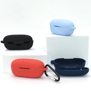 Bluetooth Slušalke Silikonska Zaščitna torbica Moda Mehko Kritje Pisane Zaščitna torbica za QCY T17 Čepkov Primeru